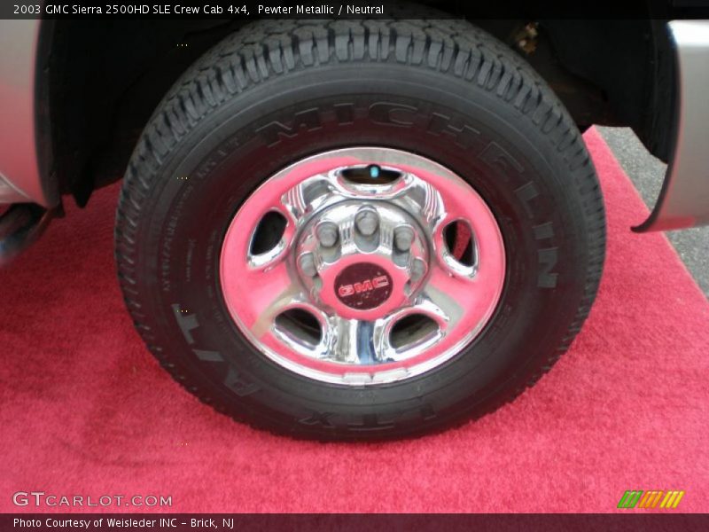Pewter Metallic / Neutral 2003 GMC Sierra 2500HD SLE Crew Cab 4x4