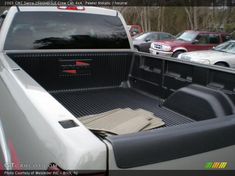 Pewter Metallic / Neutral 2003 GMC Sierra 2500HD SLE Crew Cab 4x4