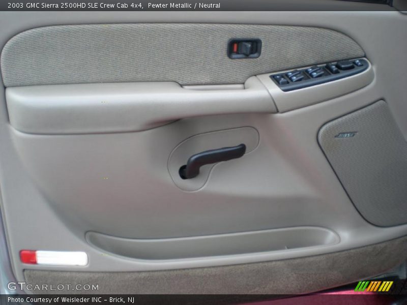 Pewter Metallic / Neutral 2003 GMC Sierra 2500HD SLE Crew Cab 4x4