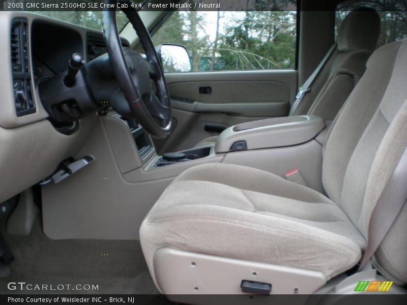  2003 Sierra 2500HD SLE Crew Cab 4x4 Neutral Interior