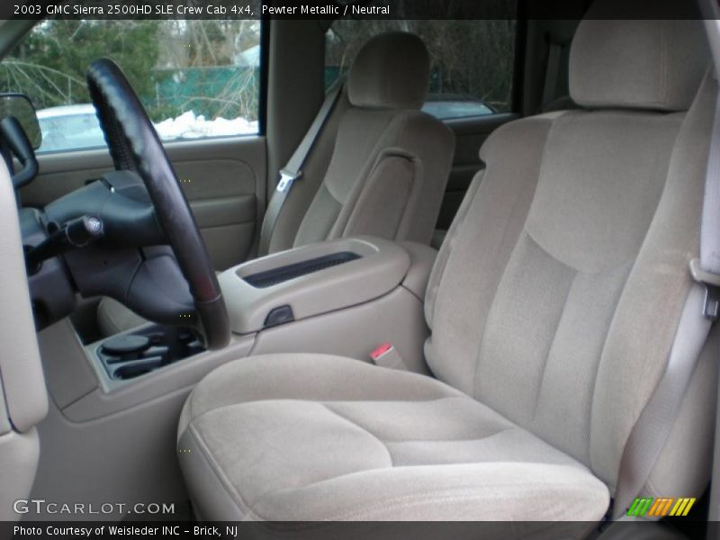  2003 Sierra 2500HD SLE Crew Cab 4x4 Neutral Interior
