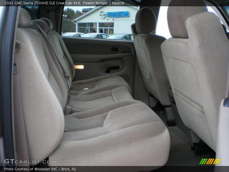  2003 Sierra 2500HD SLE Crew Cab 4x4 Neutral Interior