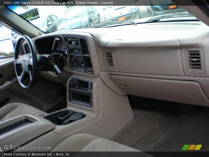 Pewter Metallic / Neutral 2003 GMC Sierra 2500HD SLE Crew Cab 4x4