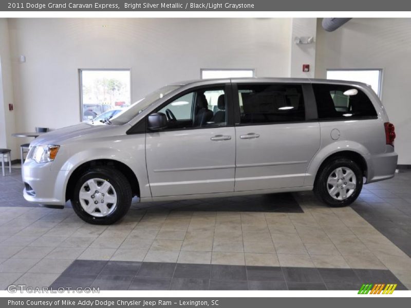 Bright Silver Metallic / Black/Light Graystone 2011 Dodge Grand Caravan Express