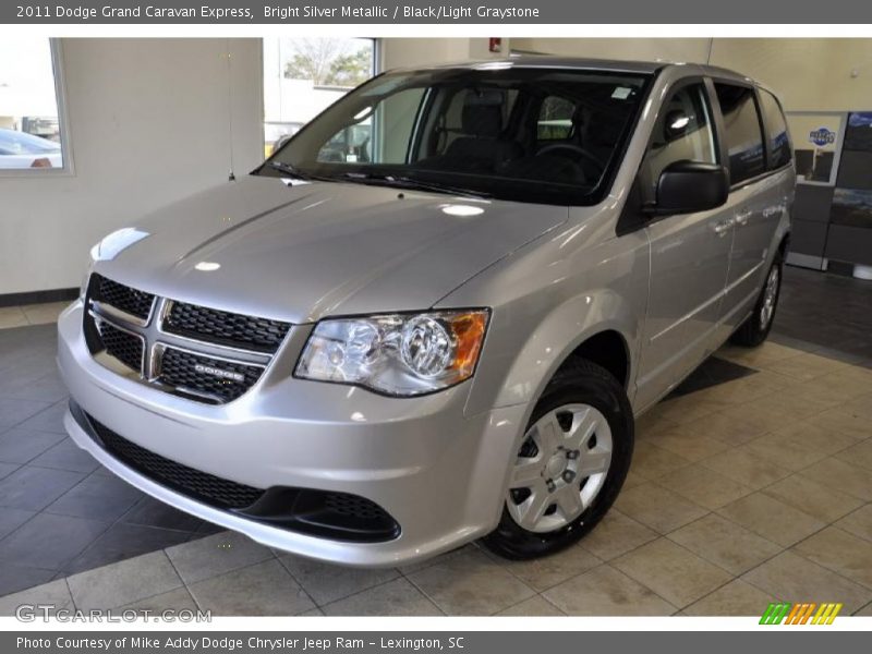 Bright Silver Metallic / Black/Light Graystone 2011 Dodge Grand Caravan Express