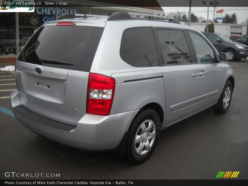Silver / Gray 2007 Kia Sedona LX