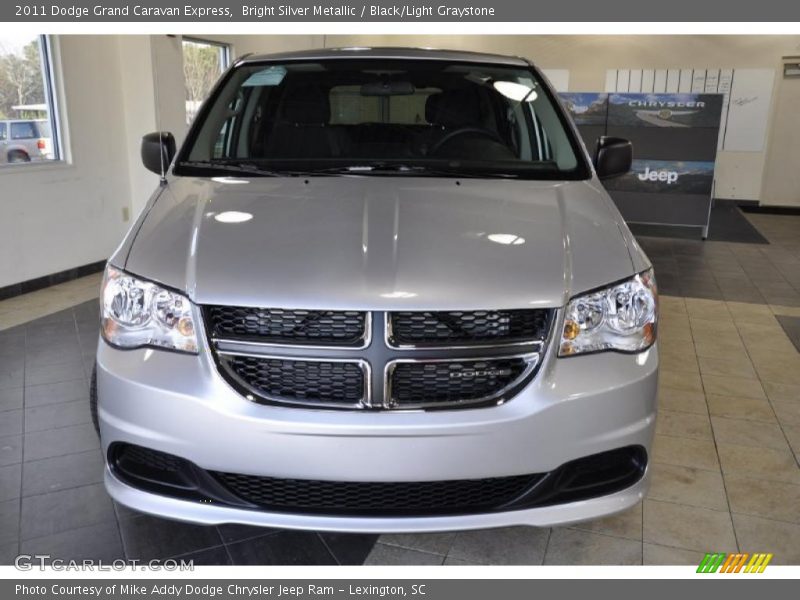 Bright Silver Metallic / Black/Light Graystone 2011 Dodge Grand Caravan Express