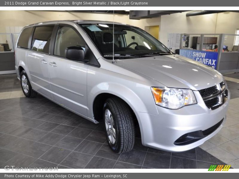 Bright Silver Metallic / Black/Light Graystone 2011 Dodge Grand Caravan Express
