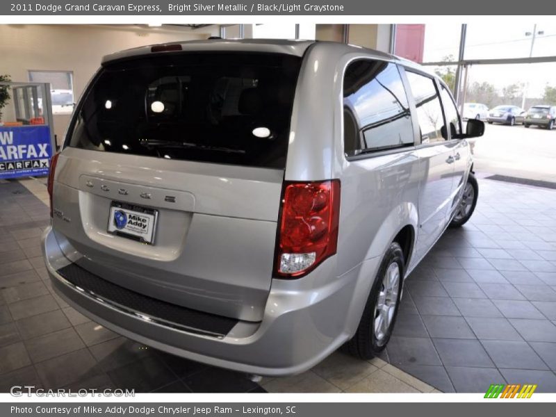 Bright Silver Metallic / Black/Light Graystone 2011 Dodge Grand Caravan Express