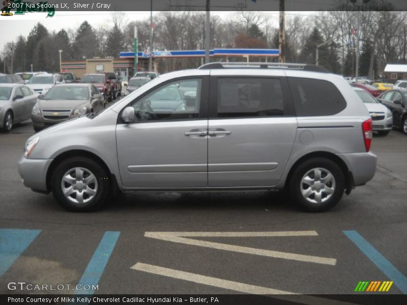 Silver / Gray 2007 Kia Sedona LX
