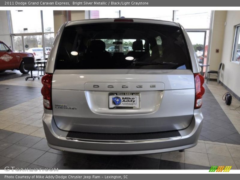 Bright Silver Metallic / Black/Light Graystone 2011 Dodge Grand Caravan Express