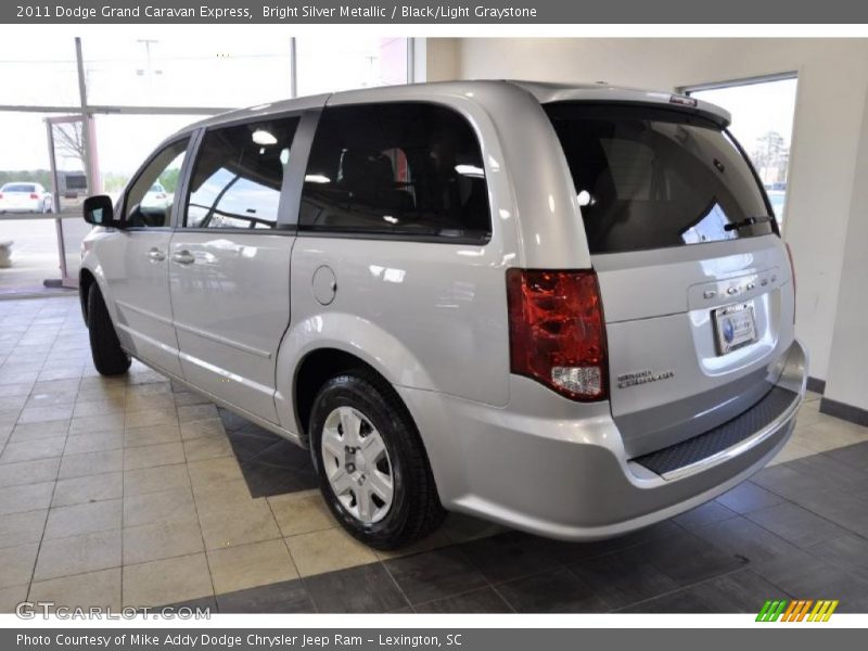 Bright Silver Metallic / Black/Light Graystone 2011 Dodge Grand Caravan Express