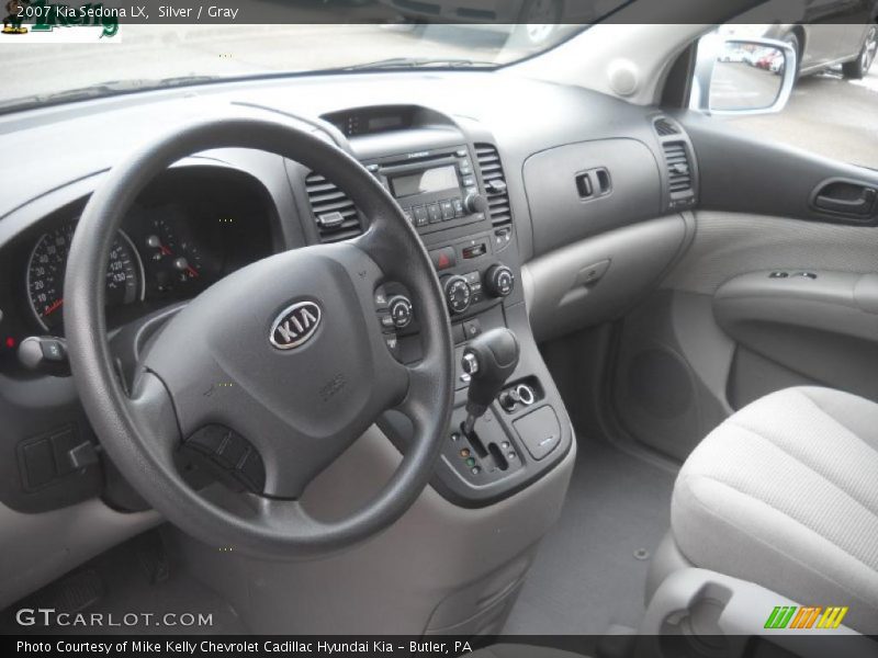 Silver / Gray 2007 Kia Sedona LX