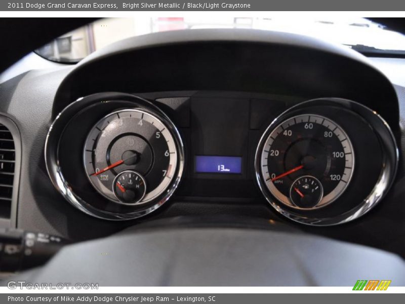 Bright Silver Metallic / Black/Light Graystone 2011 Dodge Grand Caravan Express