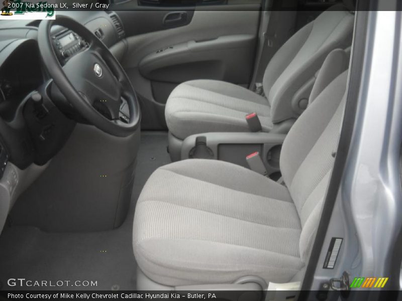 Silver / Gray 2007 Kia Sedona LX