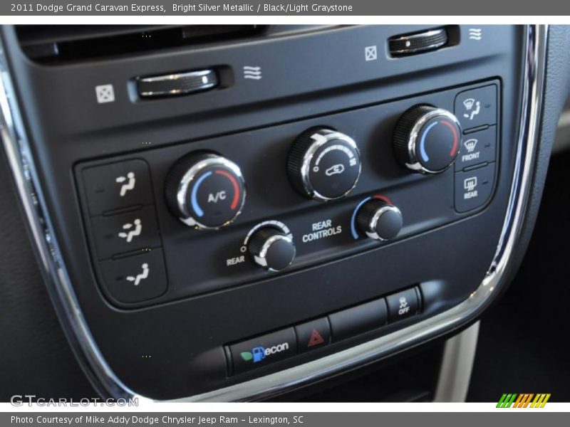 Bright Silver Metallic / Black/Light Graystone 2011 Dodge Grand Caravan Express
