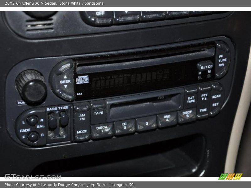 Controls of 2003 300 M Sedan