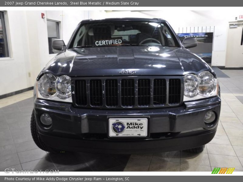 Steel Blue Metallic / Medium Slate Gray 2007 Jeep Grand Cherokee Laredo