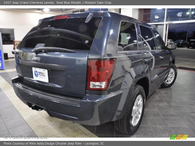 Steel Blue Metallic / Medium Slate Gray 2007 Jeep Grand Cherokee Laredo