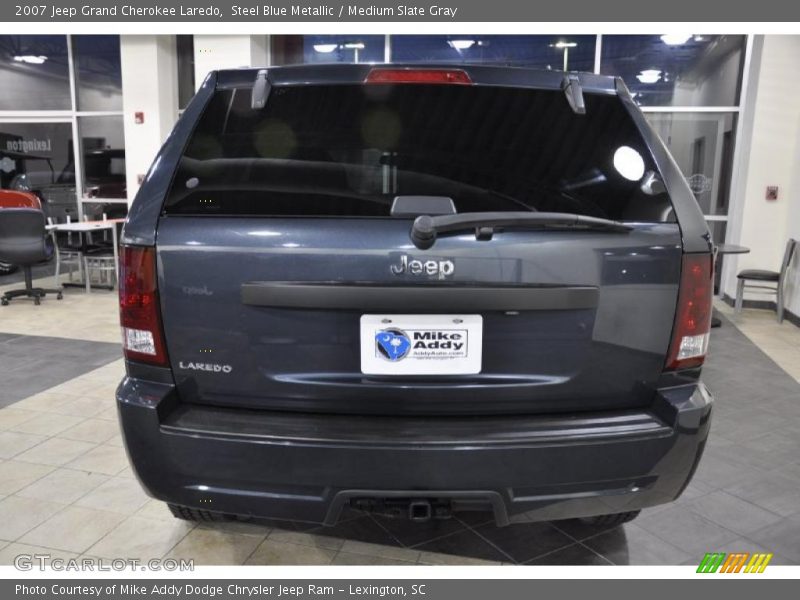 Steel Blue Metallic / Medium Slate Gray 2007 Jeep Grand Cherokee Laredo
