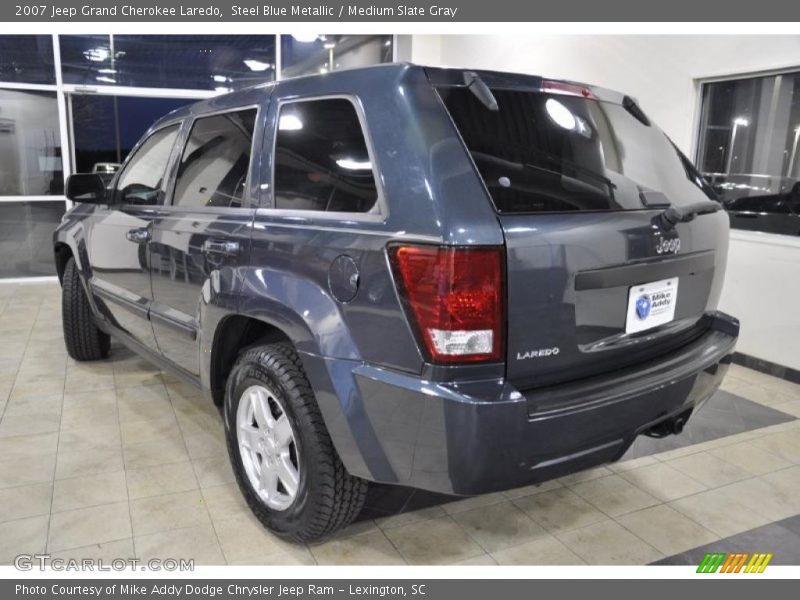 Steel Blue Metallic / Medium Slate Gray 2007 Jeep Grand Cherokee Laredo