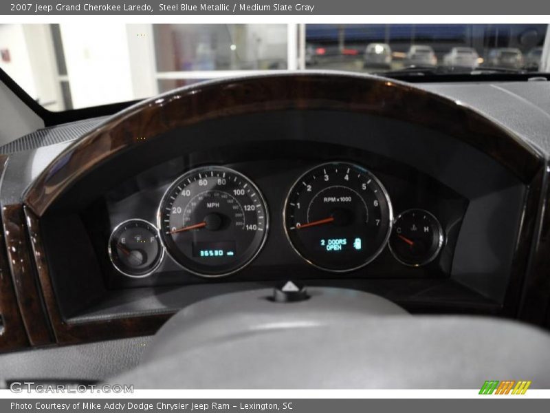 Steel Blue Metallic / Medium Slate Gray 2007 Jeep Grand Cherokee Laredo