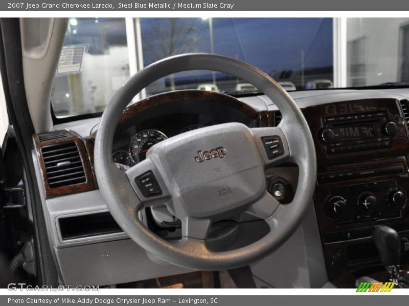 Steel Blue Metallic / Medium Slate Gray 2007 Jeep Grand Cherokee Laredo
