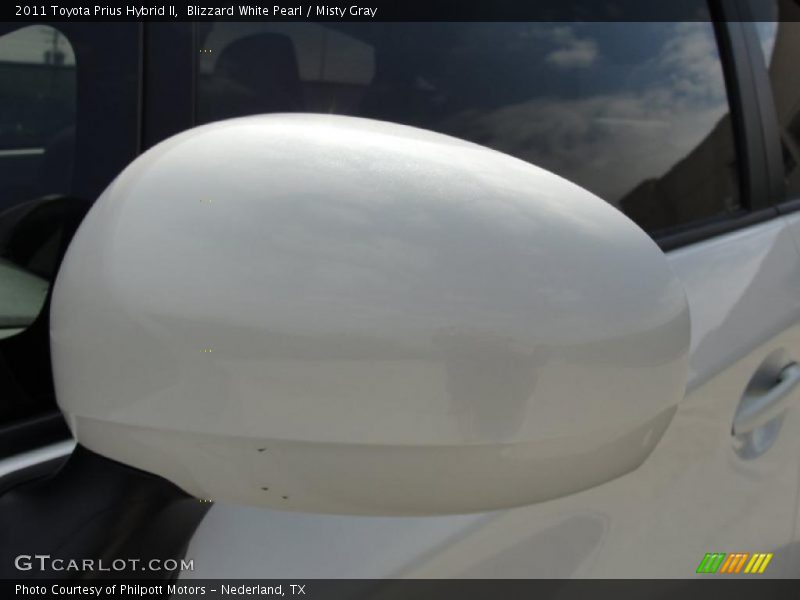 Blizzard White Pearl / Misty Gray 2011 Toyota Prius Hybrid II