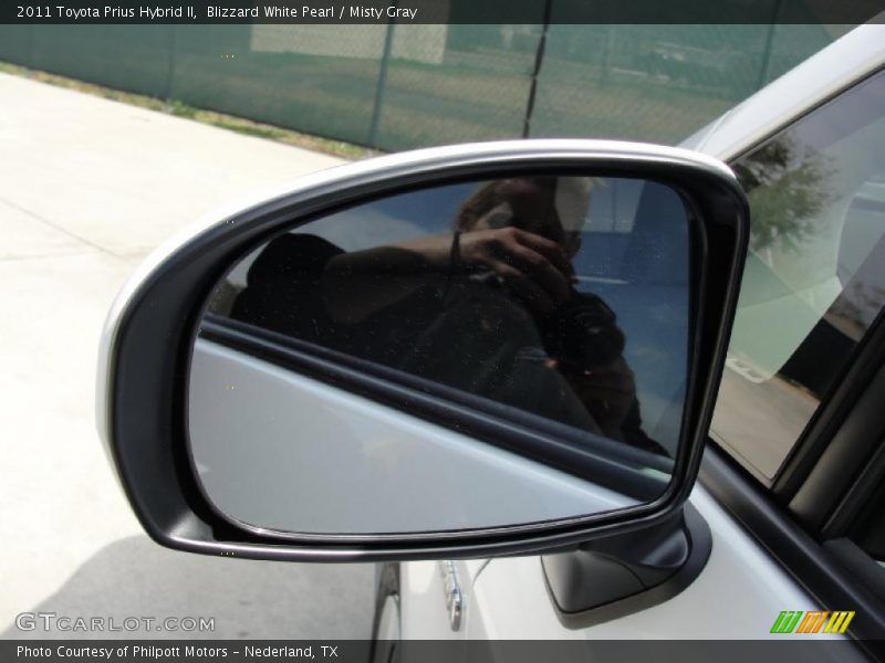 Blizzard White Pearl / Misty Gray 2011 Toyota Prius Hybrid II