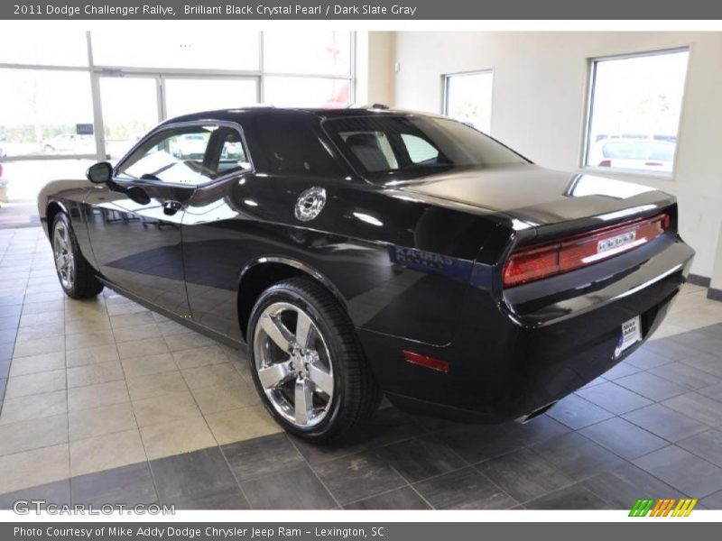 Brilliant Black Crystal Pearl / Dark Slate Gray 2011 Dodge Challenger Rallye