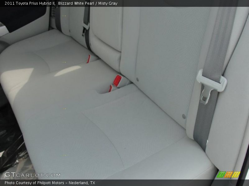 Blizzard White Pearl / Misty Gray 2011 Toyota Prius Hybrid II