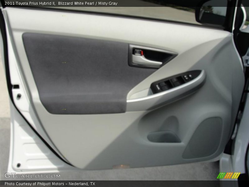 Blizzard White Pearl / Misty Gray 2011 Toyota Prius Hybrid II
