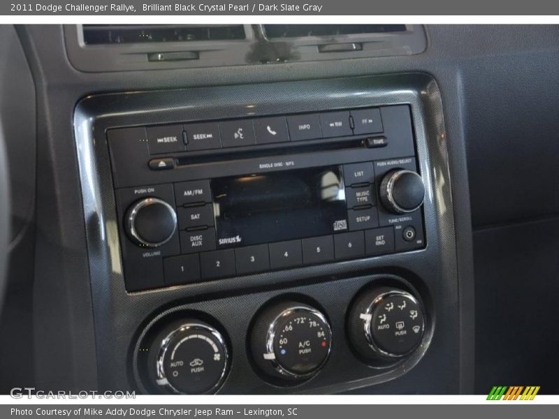 Controls of 2011 Challenger Rallye