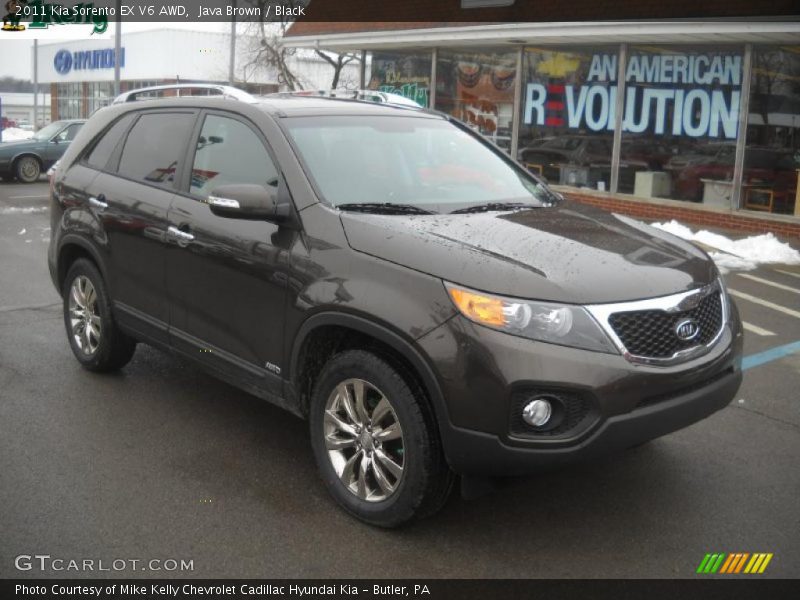 Java Brown / Black 2011 Kia Sorento EX V6 AWD