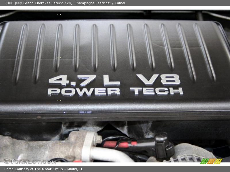  2000 Grand Cherokee Laredo 4x4 Engine - 4.7 Liter SOHC 16-Valve V8