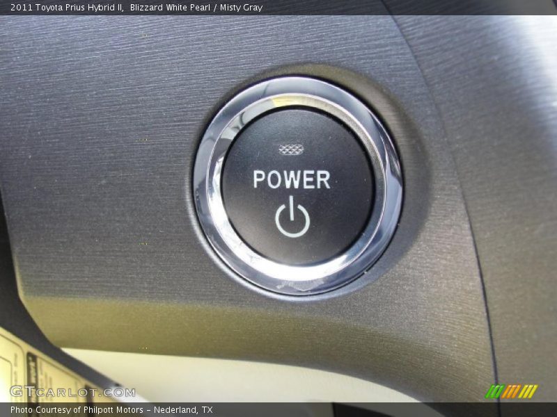 Blizzard White Pearl / Misty Gray 2011 Toyota Prius Hybrid II