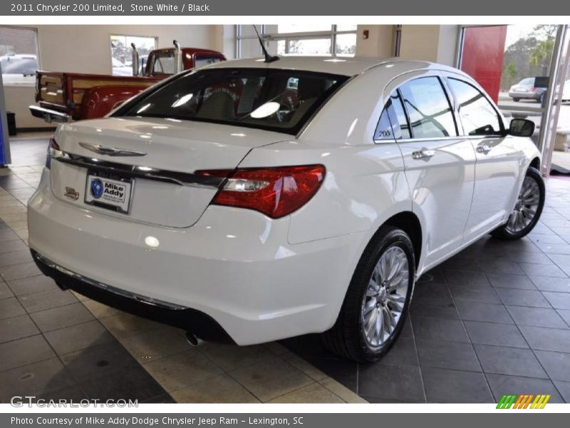 Stone White / Black 2011 Chrysler 200 Limited