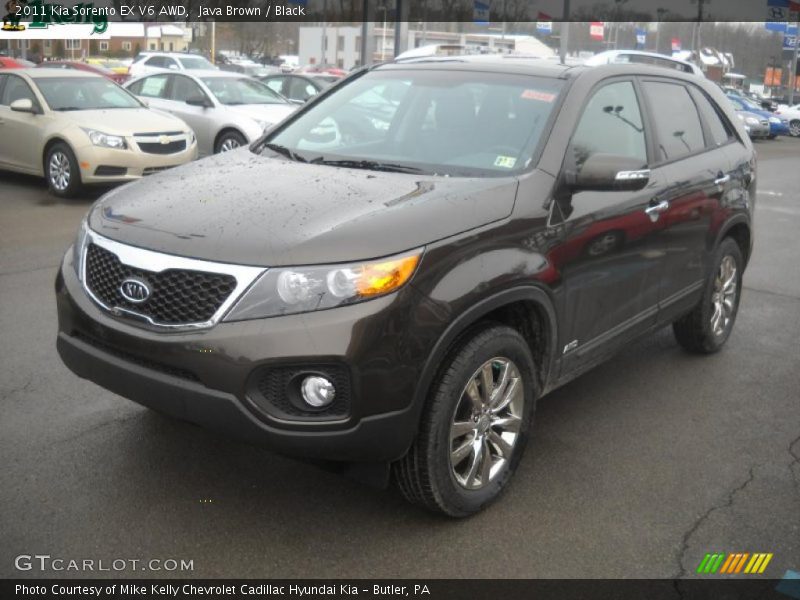 Java Brown / Black 2011 Kia Sorento EX V6 AWD