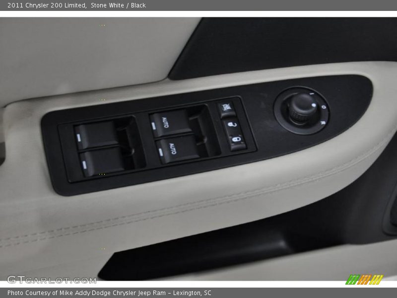 Stone White / Black 2011 Chrysler 200 Limited