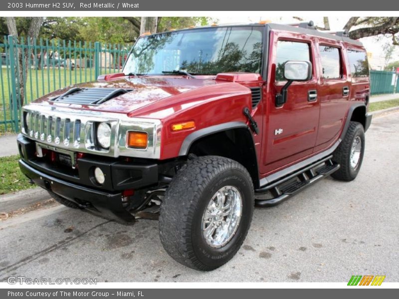 Red Metallic / Wheat 2003 Hummer H2 SUV