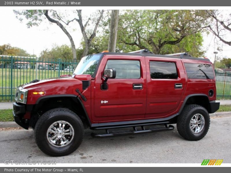 Red Metallic / Wheat 2003 Hummer H2 SUV