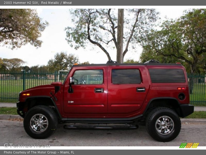 Red Metallic / Wheat 2003 Hummer H2 SUV