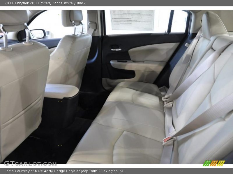 Stone White / Black 2011 Chrysler 200 Limited