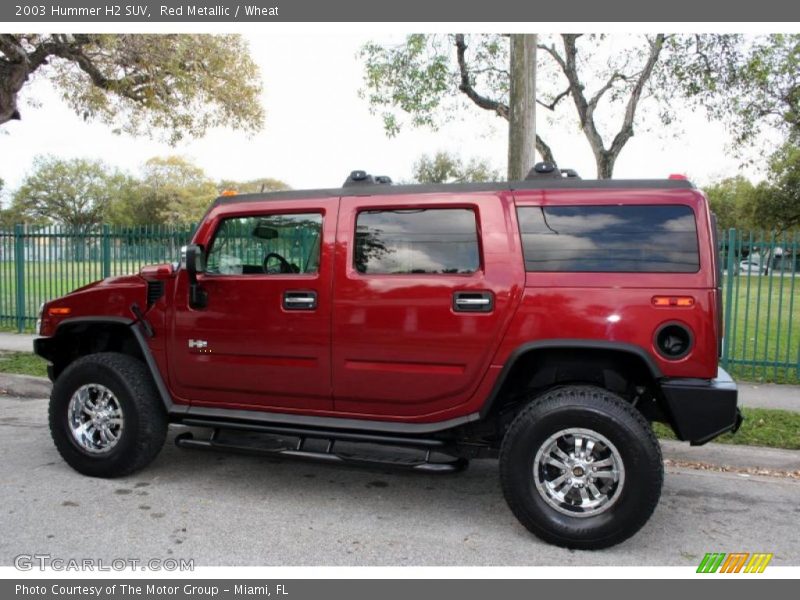 Red Metallic / Wheat 2003 Hummer H2 SUV