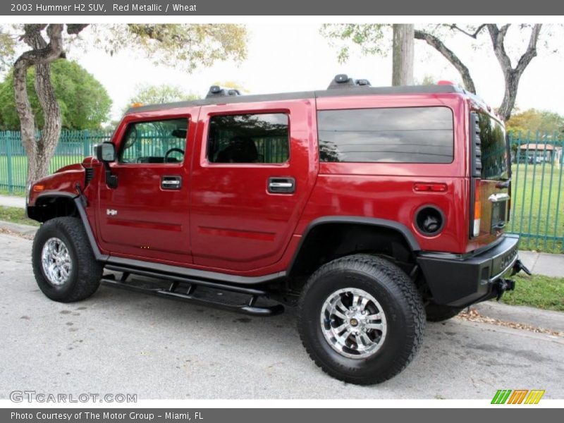 Red Metallic / Wheat 2003 Hummer H2 SUV