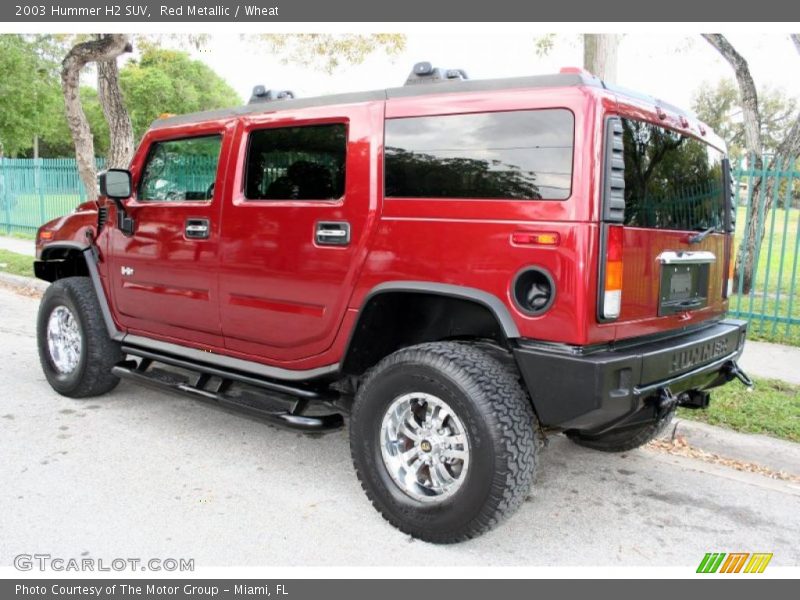 Red Metallic / Wheat 2003 Hummer H2 SUV