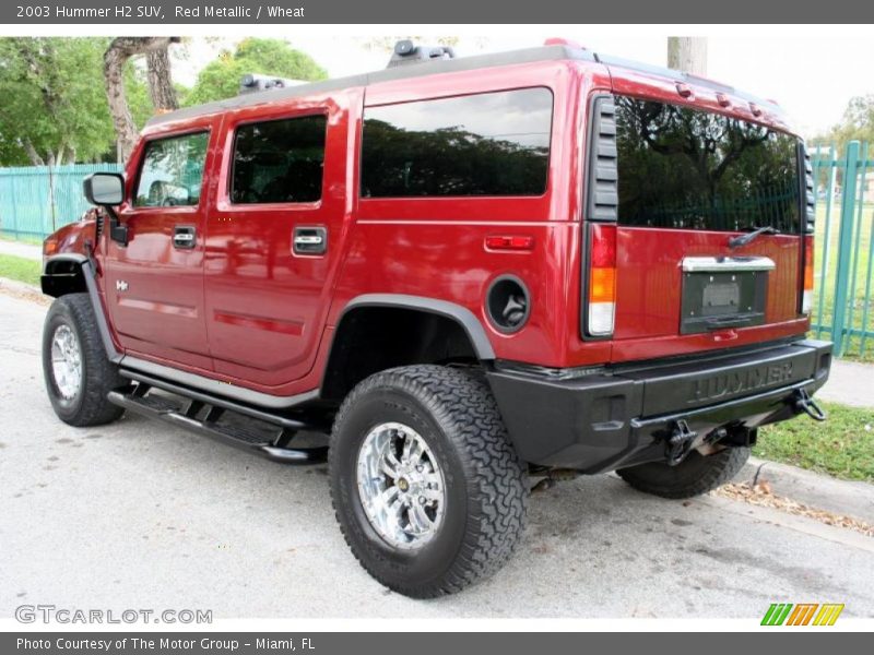 Red Metallic / Wheat 2003 Hummer H2 SUV
