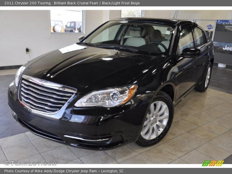Brilliant Black Crystal Pearl / Black/Light Frost Beige 2011 Chrysler 200 Touring