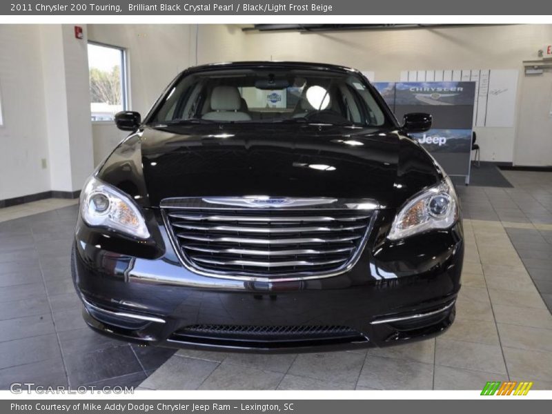 Brilliant Black Crystal Pearl / Black/Light Frost Beige 2011 Chrysler 200 Touring