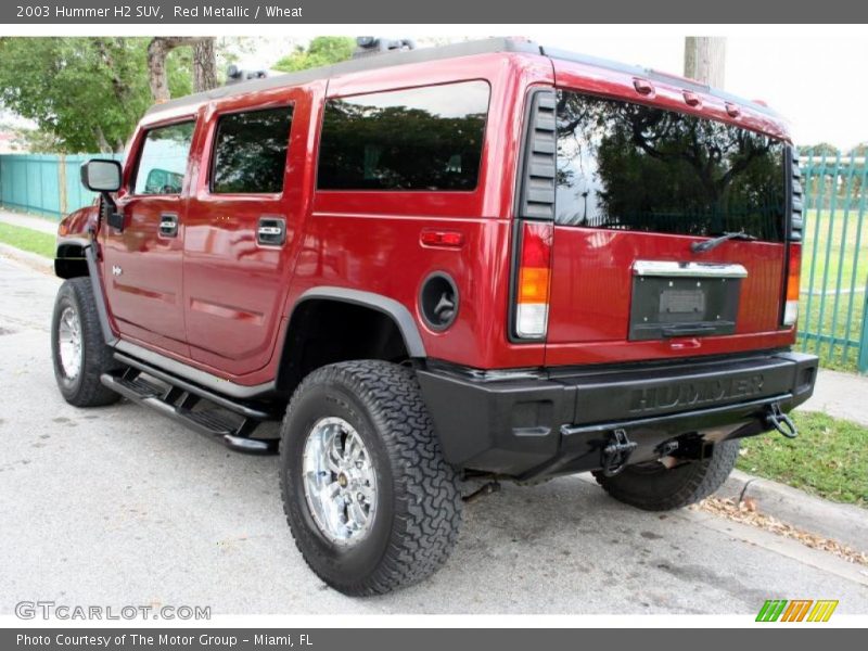 Red Metallic / Wheat 2003 Hummer H2 SUV